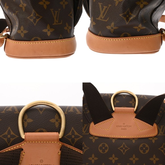 LOUIS VUITTON Brown Monogram Canvas Backpack